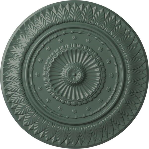 Ekena Millwork Christopher Ceiling Medallion, Hand-Painted Cloud Burst, 26 5/8"OD x 2 1/4"P CM26CSCBF - main